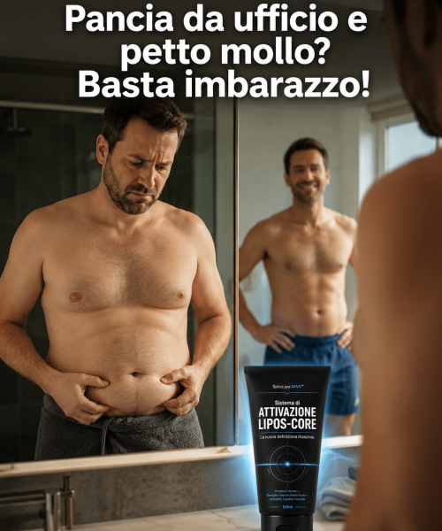 SpiruLipo MAN™ - ads_momento_vergogna